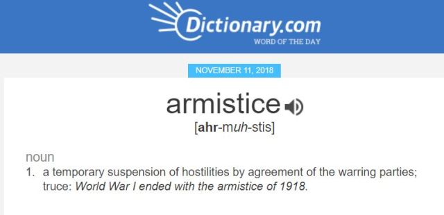 armistice
