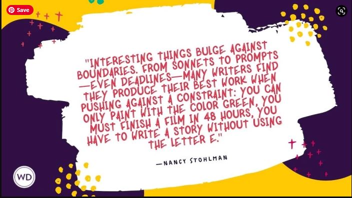 From Writer's Digest